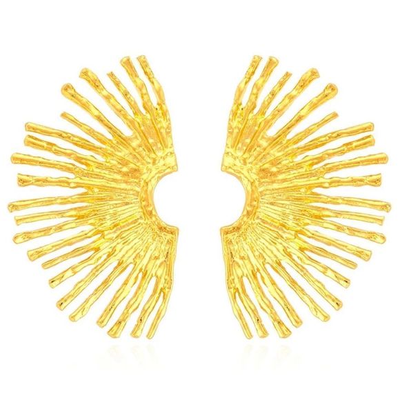 Sun radiant earrings M131 - Picture 2 of 7